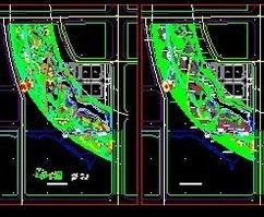 某景觀綠地設(shè)計方案圖免費下載 園林綠化及施工
