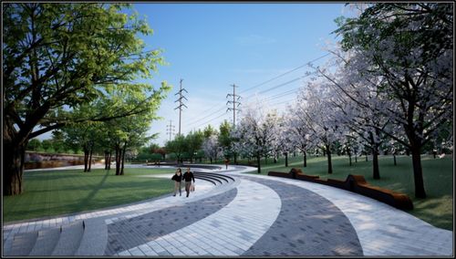 蜀山區(qū)匡河北段綠化提升工程9月初開(kāi)工